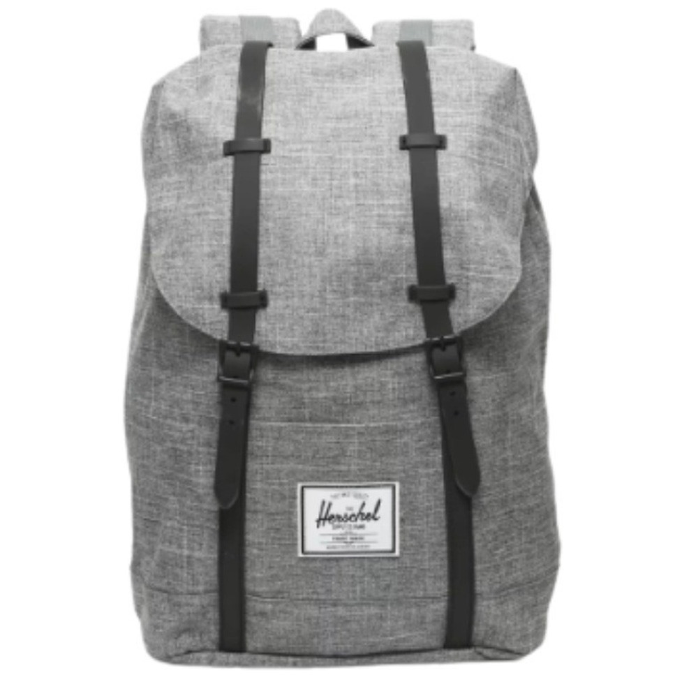Herschel Supply Co. Retreat Large Backpack Gray Casual School Travel Bag NWOT